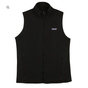 Women’s Black Patagonia Better Sweater Vest slim fit size M